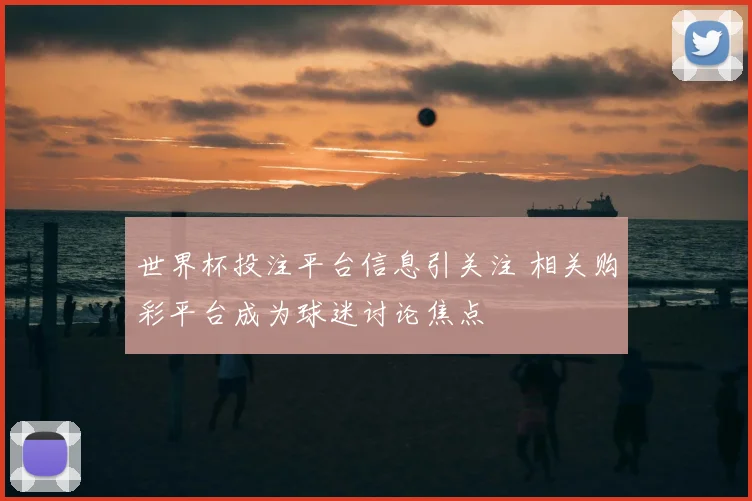 世界杯投注平台信息引关注 相关购彩平台成为球迷讨论焦点
